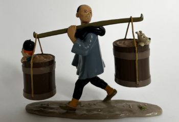 Hergé - Figurine Tintin, Milou et le Chinois - Pixi - 1993
