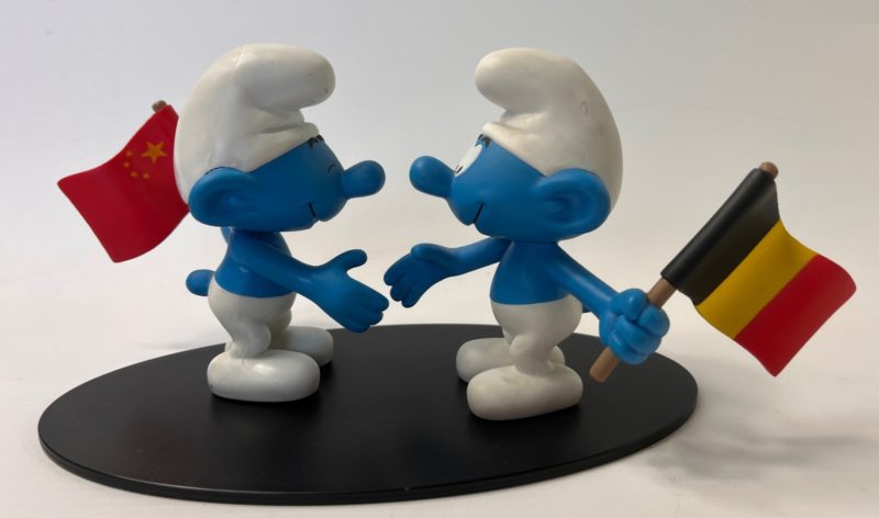 Peyo - Les Schtroumpfs - Figurines de l'exposition universelle- Shangai - (2010)