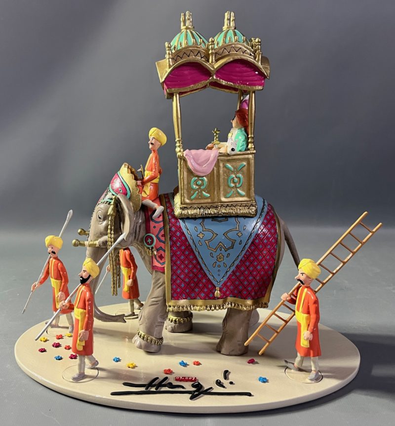 Hergé - La scène triomphale de l'éléphant Altesse - Pixi - (2007)