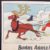 Hergé - Tintin - Carte neige - Traineau en forme de cygne - (1942) – Image 3