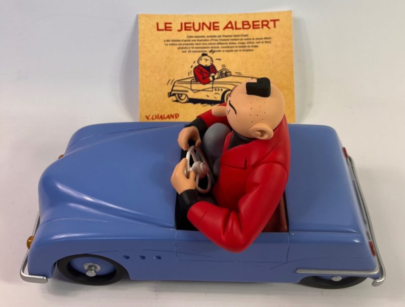 Chaland - Le jeune Albert dans sa voiture, version bleue - Saint Emett - (2012)