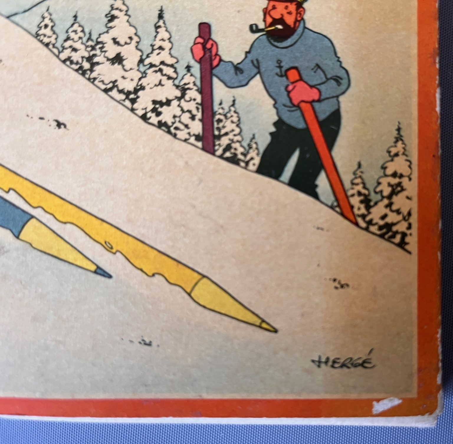 ANCIENNE STATUETTE TINTIN en ceramique faience HERGE début années 90 EUR 35,00 - FR