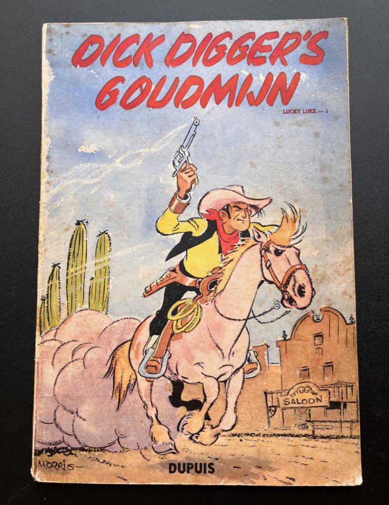 Morris - Lucky Luke - Dick Digger's goudmijn - Néerlandais - EO - Dupuis - 1950