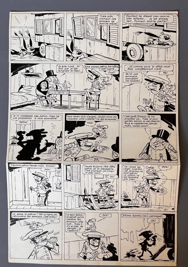 Remacle, Marcel - Bobosse - Planche originale encre de chine - 1957