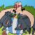 Uderzo - Asterix et Obelix - Sérigraphie retour de chasse - Signée - Equinoxe - (1997) – Image 11