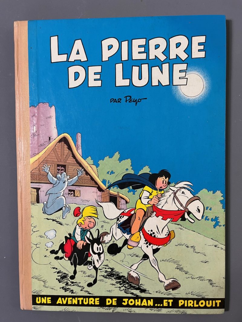 Peyo - Johan et Pirlouit - La pierre de lune - Réédition - Dupuis - 1961