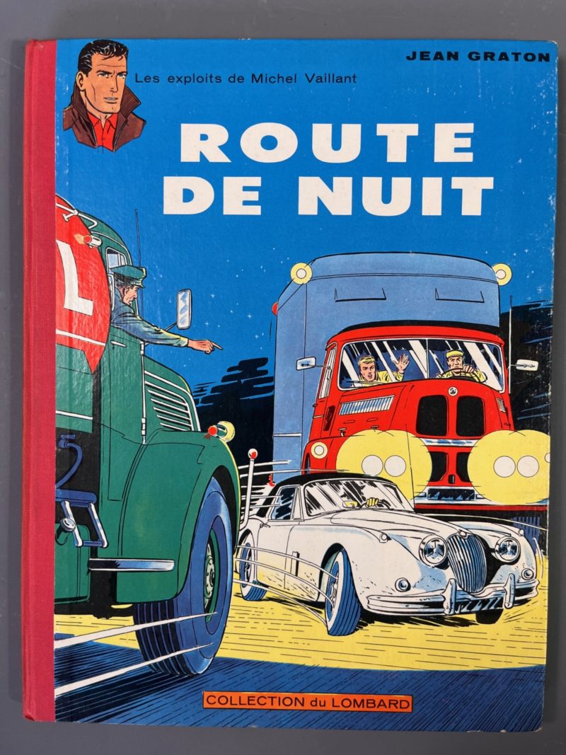 Jean Graton - Michel Vaillant - Route de nuit - EO - Avec timbre - 1962