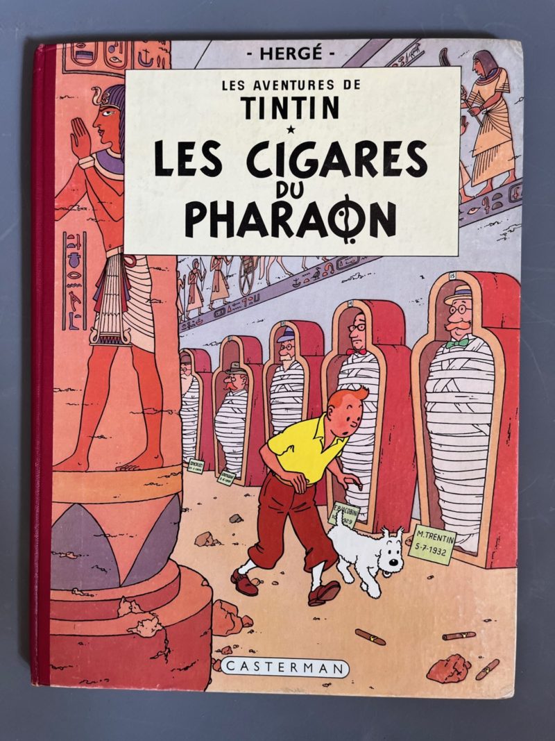 Hergé - Tintin - Les cigares du pharaon - B31 - Casterman - 1962