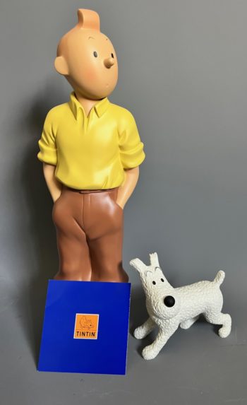 Hergé - Figurines Tintin et Milou debout - Leblon Delienne - 2000