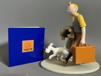 Hergé - Figurine Tintin et Milou en route - Moulinsart - 2006