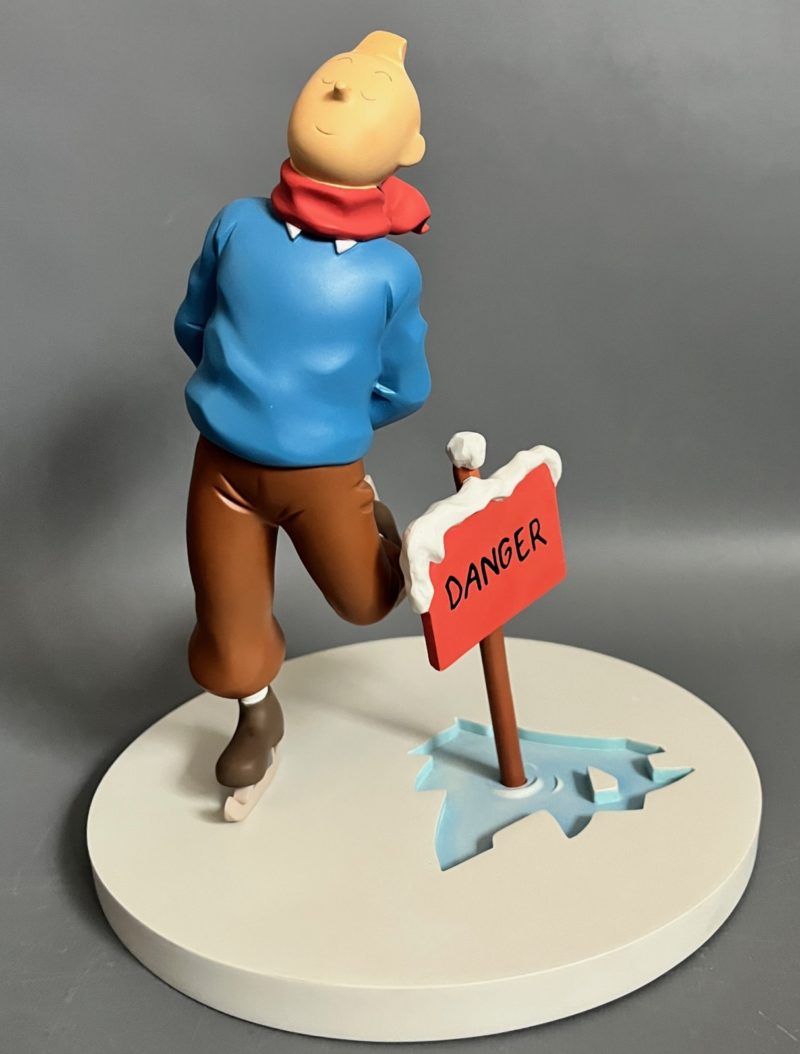 Hergé - Figurine Tintin danger - Leblon Delienne - 2002