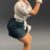 Walthery - Figurine Natacha hôtesse de l'air - Leblon Delienne - 2000 – Image 4