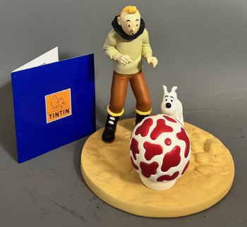 Hergé - Figurine Tintin L'étoile mystérieuse - Moulinsart - 2009