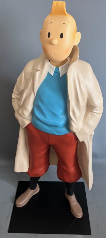 Hergé - Grand Tintin en imperméable - Leblon Delienne - 1995
