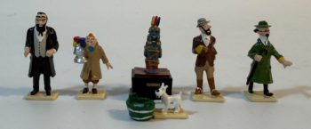 Hergé - Tintin - Figurines Mini série Les 7 boules de cristal - Pixi - 1999