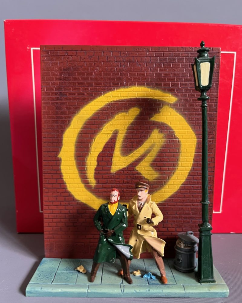 E.P. Jacobs - Blake et Mortimer - Figurine Le Mur - La marque jaune - Pixi - 1994