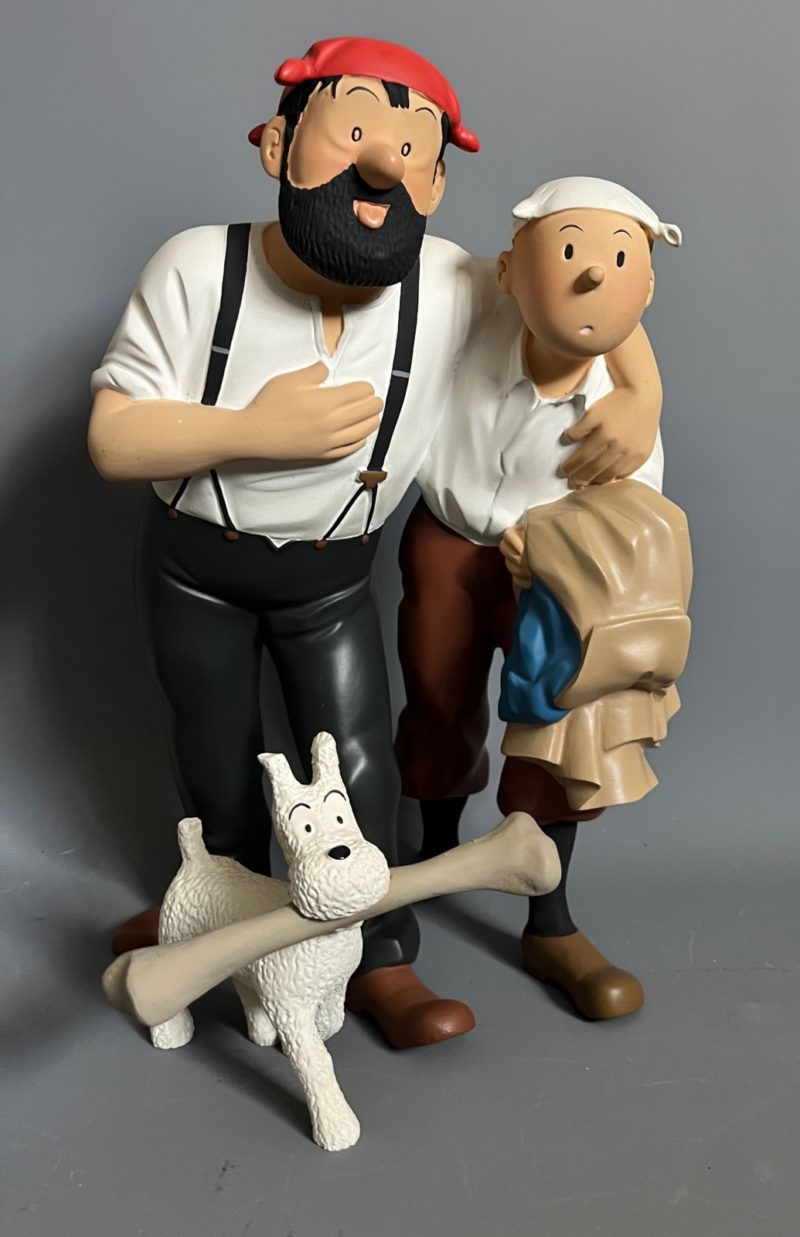 Hergé - Tintin, Milou et Haddock dans le désert - Leblon Delienne - 1993