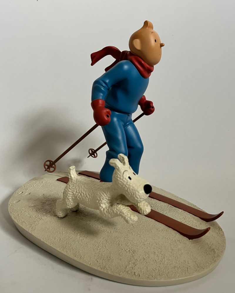 Hergé - Figurine Tintin ski - Leblon Delienne - 2002