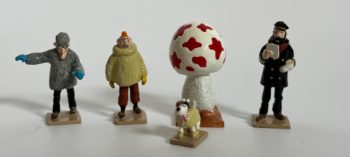 Hergé - Tintin - Figurines Mini série L'étoile mystérieuse - Pixi - 2000