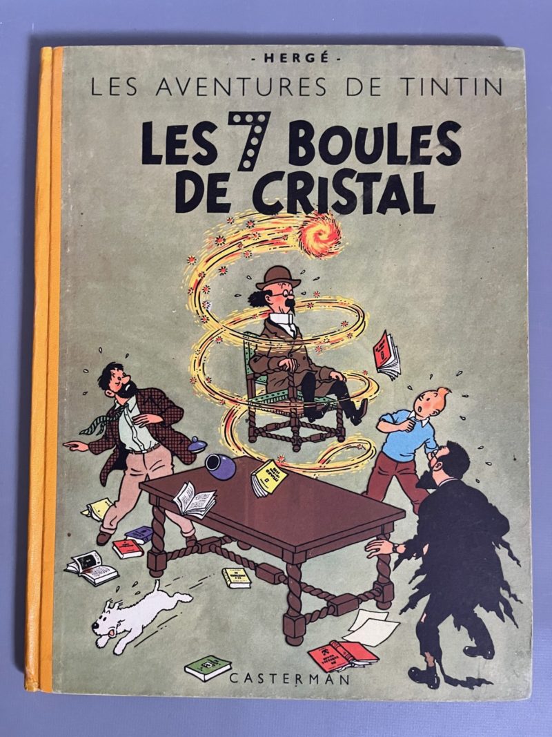 Hergé - Les Aventures de Tintin - Les 7 boules de cristal - EO - B2 - 1948