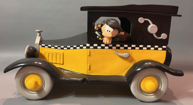 Franquin - Gaston dans sa Fiat - Avenue of the Stars - 2001