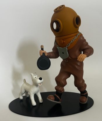Hergé - Figurine Tintin Plongeur - 23 cm - Leblon Delienne - 2005