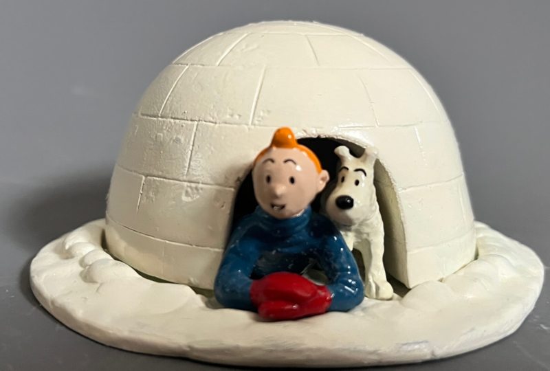 Hergé- Figurine Tintin et Milou Igloo - Pixi - 2002
