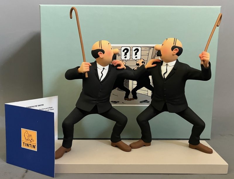 Hergé - Figurines Dupont et Dupond - Galerie des Personnages - Fariboles - 2017
