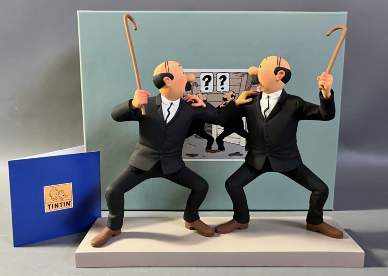 Hergé - Figurines Dupont et Dupond chapeaux et pistolets - Fariboles - 2017