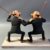Hergé - Figurines Dupont et Dupond chapeaux et pistolets - Fariboles - 2017 – Image 9
