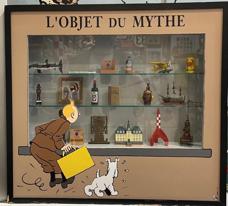 Hergé - Tintin - La vitrine L'objet du Mythe complète - Pixi - 1993/1997