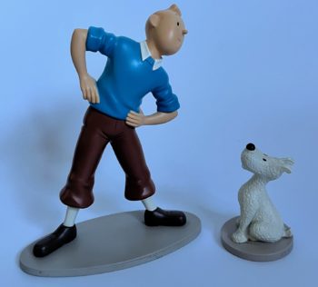 Hergé - Figurine Tintin et Milou gymnastique - Leblon Delienne - 2001