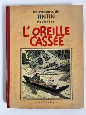 Hergé - Les Aventures de Tintin reporter - L'oreille cassée - Edition originale - A2 - 1937