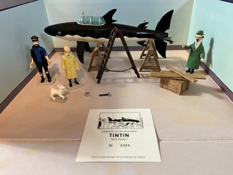 Hergé - Scène prestige - Le requin - Le trésor de Rackham le Rouge - Pixi - 1997