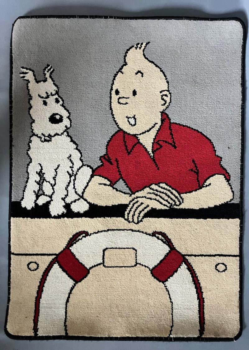 Hergé - Les cigares du pharaon - Tapis Tintin bastingage - Axis