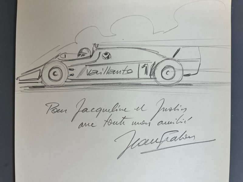 Graton, Jean - Michel Vaillant - Dessin dédicacé - Signé
