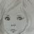Marlier, Marcel - Dessin dédicacé - Visage d'enfant - Signé - 1982 – Image 2