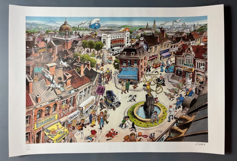 Dany - Sérigraphie Charleroi, hommage à la BD- Signée - 1997