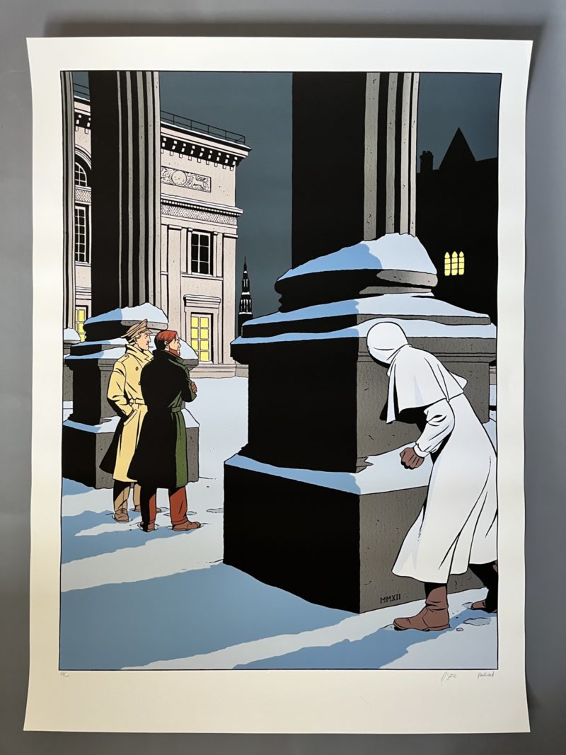 Juillard et Sente - Blake et Mortimer - Sérigraphie - Le serment des cinq lords - HC - Signée