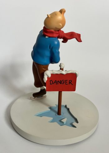 Hergé - Figurine Tintin danger - Leblon Delienne - 2002