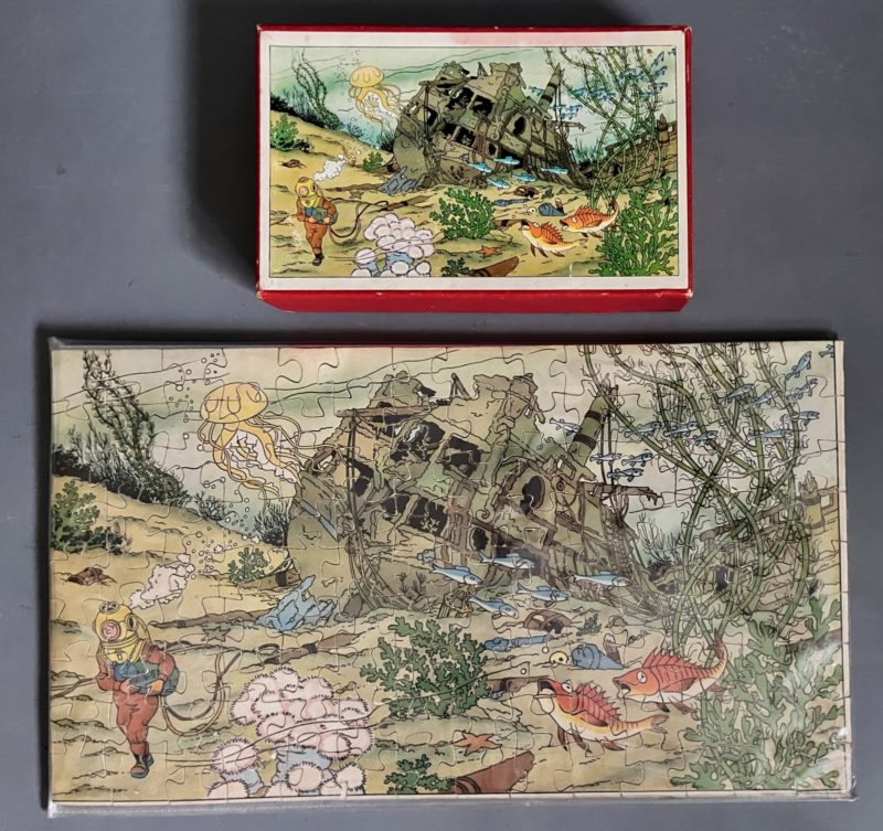 Hergé - Les Aventures de Tintin - Puzzle Le trésor de Rackham le Rouge - Le Lombard