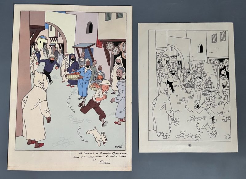 Hergé - Tintin - Le crabe aux pinces d'or - Fac similé - Casterman