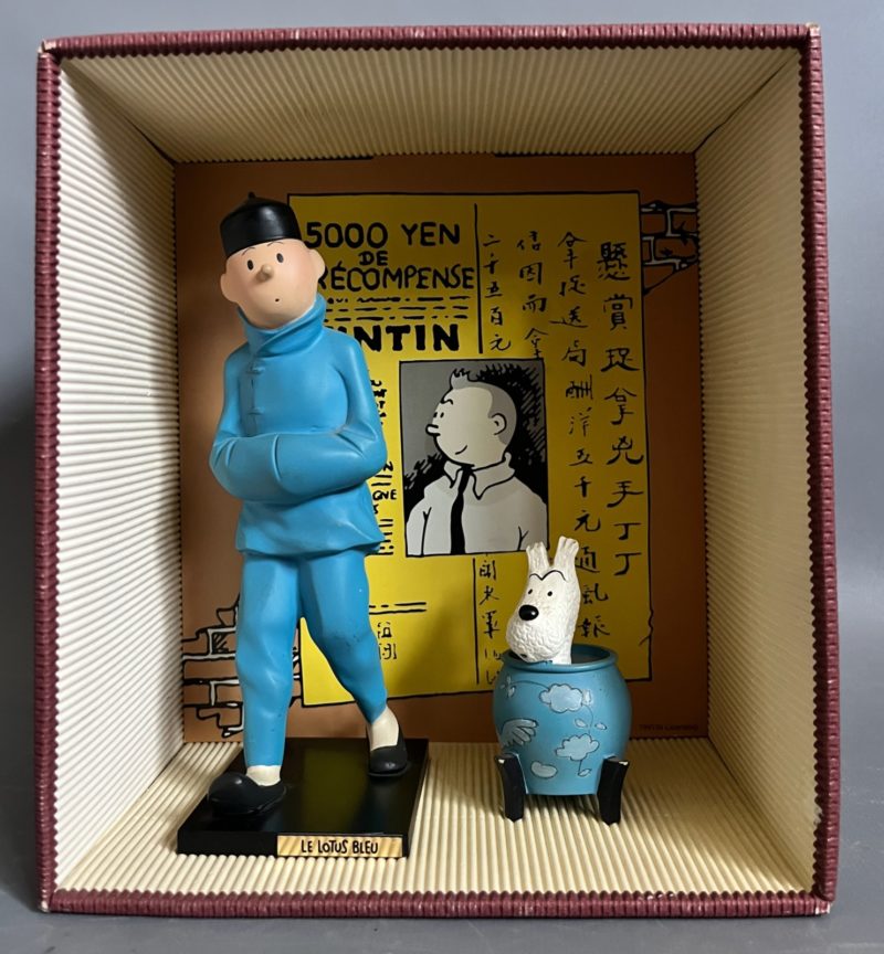 Hergé - Tintin et Milou - Le Lotus bleu - Leblon Delienne - 1993