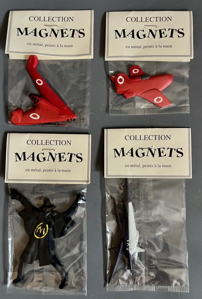 E.P. Jacobs - Blake & Mortimer- Ensemble de 4 magnets - Pixi - (1995)