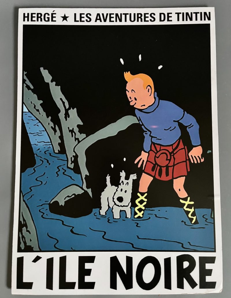 Studios Hergé - Tintin - L'Ile Noire- Projet d'affiche