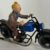 Hergé - Figurine Tintin sur la moto - Version bleue - Aroutcheff - 1996 – Image 8