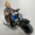 Hergé - Figurine Tintin sur la moto - Version bleue - Aroutcheff - 1996 – Image 2
