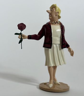 Hergé - Les bijoux de la Castafiore - Figurine Castafiore à la rose - Pixi - 1999