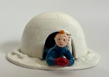 Hergé- Figurine Tintin et Milou Igloo - Pixi - 2002