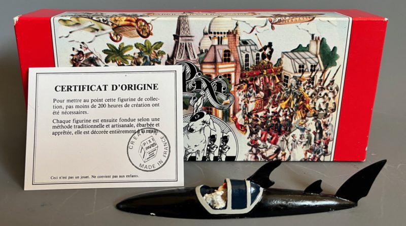 Hergé - Tintin et Milou dans le requin (demi) - Pixi - 1990